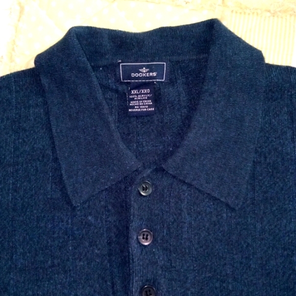 Dockers Other - Dockers XXL Dk Blue Shirt